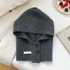 Atacado transfronteiriço de balaclavas estilo coreano para o dia a dia, direto da fábrica de origem, com designs fofos e cores sólidas, adequadas para tamanhos de cabeça maiores