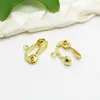 Accesorios para Joyería DIY Coreanos Simples Clip para Oreja Sin Perforación Latón Galvanizado Color que Perdura Accesorios para Pendientes