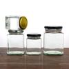 Pote de Vidro Quadrado Hermético, Pote Quadrado para Picles, Garrafa de Vidro para Embalagem de Alimentos, Garrafa para Conserva de Frutas, Garrafa Quadrada para Mel