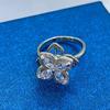 Moderna Nuevo Estilo anillo giratorio completo varias opciones combinable estilo occidental alta calidad regalo para novias estilo coreano anillo popular