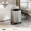 Lixeira criativa com sensação de luxo leve e de alta qualidade, grande capacidade, adequada para cozinhas domésticas, salas de estar e quartos, com rodas e dupla camada, disponível para atacado