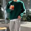 MYQ simples estilo preguiçoso em torno do pescoço camisola dos homens inverno quente todos os jogos desgaste interno estilo coreano na moda camisola solta