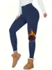 Exclusivo de Amazon Europeos y Americanos Más Vendidos Leggings Gruesos Adelgazantes de Cintura Alta con Forro de Felpa Control de Barriga Levantamiento de Glúteos Dropshipping