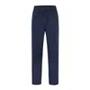 Pantalones Rectos de Algodón Poliéster Cintura Elástica Pantalones de Enfermera Color Sólido Blanco Pantalones Profesionales Médicos para Quirófano para Hombres y Mujeres