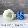 Molde de Vela de Bolas de Hilo Jiahuimei Vela de Nudo DIY Vela Espiral Aromaterapia Jabón Artesanal Molde de Silicona