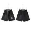 Hellstar Transfronteiriço Marca Tendência Europeia e Americana Verão Casual Esportivo Unissex Shorts Lavados Calças de Cinco Pontos