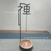 Portaincienso Colgante de Madera Maciza para el Hogar Interior Quemador de Incienso Creativo Adorno de Incienso Zen