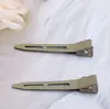 5,5CM clipe de cabelo sem costura cor de doce clipe de cabelo feminino menina diy clipe fofo clipe de metal geométrico ponta de clipe