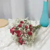 Gipsofila Rosa Real Ano Novo Buquê Seco Flor Eterna Decoração de Sala de Escritório Acessórios para Casa Estilo Ins Escandinavo