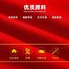 Bufanda Roja China Bordado Personalizado Evento Fiesta Anual Celebración de Apertura Bufanda Roja Grande Venta al por Mayor Logotipo Impreso