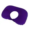 Almohada inflable en forma de U, automática, portátil, para viajes, cuello, avión, viajes al aire libre, Sanbao