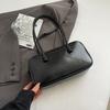 Coreia do Sul Nicho Bowling Bolsa Feminina Outono 2024 Nova Moda Retro Axilas Bolsa Grande Capacidade Ombro Bolsa Vermelha