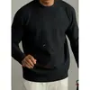 [Lã Modal] Gola Alta Meia 2026 Primavera e Outono Novo Aumentado Quente Masculino de Alta Qualidade Suéter de Malha Base