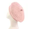 Boina popular de lana de cachemira europea y americana para mujer, sombrero de artista vintage estilo japonés JDM-180H