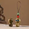 Sândalo Verde Doze Signos do Zodíaco Versão Desenho Animado Auspiciosa Pingente Chaveiro para Carro Corrente Universal para Celular