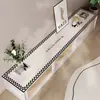 Mantel individual con un estilo simple, de lujo ligero y de alta gama; Alfombrilla Protectora para Encimera de TV; Cubierta para aparador; Zapatero; Tapete para Mesa de Entrada
