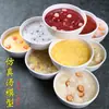 Exhibidor de Modelo de Gachas, Manualidades de Resina de Comida Falsa, Gachas de Ocho Tesoros, Guía Nutricional, Accesorios para Sopa de Costillas