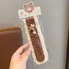 Adhesivo lindo de cinta mágica de borde ancho floral para cabello largo para niños, organizador de flequillo de bebé, parche para el cabello para niñas para arreglar el cabello suelto