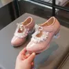 Sapatos Lolita de Couro com Laço para Meninas 2026 Novo Estilo Primavera e Outono Sapatos de Princesa Sapatos Individuais Infantis com Salto Grosso