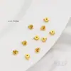 Cierre de Posicionamiento Versión Estrecha Chapado en Oro de 14K Color 18K Botón de Presión Conserva Color Pulsera DIY Collar Clip de Extremo Hebilla Delgada Accesorios
