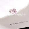 Pendientes de Titanio F136 con Cierre de Mariposa, Flor de Cuatro Hojas Brillante Colorida y de Moda, Pendientes de Titanio de Lujo Ligero