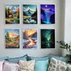 Set de paisaje transfronterizo pintura decorativa pintura de diamantes 5D DIY pintura decorativa de diamantes completos al por mayor, gran cantidad, buen precio, suministro de comercio exterior