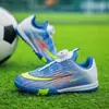 Nuevos zapatos de fútbol transfronterizos con tacos TF para adolescentes, niños y estudiantes de primaria, antideslizantes y resistentes al desgaste, adecuados para entrenamiento y competición, en stock