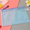Pasta Documentos Transparente, Bolsa de Informações Impermeável com Zíper, Pastas de Documentos/Provas com Divisórias Multimodelo, Bolsa de Papelaria com Logo Estampado