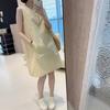 Vestido Estilo Sencillo y Elegante 26, Nuevo Modelo de Verano, Vestido Chaleco Recto sin Mangas, Adelgazante para Figuras Pequeñas