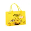 Nueva Bolsa Tote de Fieltro de Dibujos Animados Regalo de Cumpleaños de Alto Valor Bolsa de Regalo de Fieltro Evento Festivo Favor de Fiesta de Fieltro