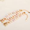 Pulsera de Perlas de Agua Dulce Redondas Simples Dulces Cercanas con Forma de Cacahuete para Mujer, Venta al por Mayor de Perlas Naturales Shanhaihu de Zhuji