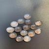 Natural Stone Cinza Ágata Anel Superfície Naked Contas Round Drum Rosto Hairpin Headwear Orquestração Anel Patch DIY Joias Acessórios