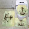 Alfombra de franela de Amazon transfronteriza de tres piezas para baño, alfombra antideslizante, una generación de fabricantes extranjeros al por mayor