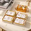 Conjunto de Presente para o Dia dos Namorados, Relógio de Presente, Colar, Brincos, Presente de Luxo Leve para Casamento ou Aniversário, Presente para Mãe ou Melhor Amiga, Caixa de Bolsa