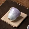 Taza de Calabaza de Cerámica con Esmalte de Cristal de Lujo Ligero Miyan, Tamaño Pequeño para Uso Doméstico, Taza de Té para Mujer, Juego de Té Kung Fu, Taza para Cata de Té, Taza Individual