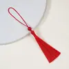 Franja com Borlas Estilo Antigo Roupa Pendurada Ornamento de Borlas 7CM Marcador de Página Pen Drive Saco de Sachê Pendurado Acessório de Bolsa de Perfume Pingente de Borla