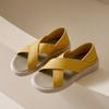 Sandalias de Tacón Grueso con Tiras Cruzadas que Cubren el Talón de Gran Tamaño para Mujer, Comercio Exterior, Nuevo Estilo Retro Romano, Sandalias de Doble Uso