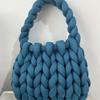 Nuevo Estambre Grueso Islandés de Amazon, Bolsa Tejida con Tiras de Tela, Material para Bolsa DIY Hecha a Mano, Estambre Hilado con Núcleo de Lana