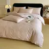 Conjunto de cama de luxo leve de alta qualidade, 60 fios, 100% algodão, jacquard em relevo, conjunto de quatro peças, conjunto de cama de três peças 4