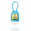 Estojo de Silicone Portátil para Álcool em Gel para Mãos Sem Enxágue Infantil, Limpeza de Mãos com Álcool 30ml, Sem Enxágue, Especialmente Projetado para Crianças