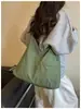 Bolso grande casual para mujer, nuevo diseño de moda otoño e invierno 2026, bolso de tela, bolso de hombro, gran capacidad, adecuado para la escuela y el trabajo, bolso cruzado