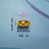 Mini Ábaco Estilo Misturado Liga de Zinco TikTok, Barra de Ouro, Lingote de Ouro, Pingente de Semente de Ouro, Artesanato Decorativo, Pequenos Enfeites