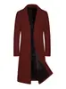 [Em Estoque] Casaco Longo da Moda Slim Fit para Primavera e Outono 2025 Longo Trench Coat Estilo Britânico Masculino Casual Versátil