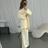 Outono de 2025 Europeu e Americano Amazon Comércio Exterior Transfronteiriço Feminino Novo Cinto Cardigan de Manga Longa Casual Casual Conjunto de Três Peças