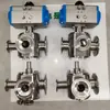Accesorios para Máquina de Llenado 304 Válvula Rotatoria para Pasta Líquida Válvula de Tres Vías para Líquido Boquilla de Descarga de Tres Vías Cilindro Barril