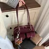 Bolso Vintage Mate Marrón Maillard para Mujer 2026 Nuevo Bolso de Hombro para el Trabajo Gran Capacidad Bolso Boston de Mano