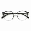 Gafas de miopía TR90 versión coreana ultraligeras para té frío, montura ovalada lisa para mujer, montura de gafas 7121 para estudiantes
