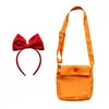 Bolsa de tela para Cosplay Accesorios Mochila Bolso Bandolera Cos Naranja Brujita Kiki Bolso Bandolera