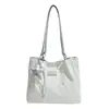 2026 Nuevo Bolso Tote Estilo Coreano Ins Estrella Diamante Brillante para Mujer, Bolso de Hombro de Gran Capacidad, Versátil para el Viaje Diario