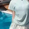 Traje de Baño de Dos Piezas para Mujer 2026, Estilo Falda con Shorts, Conjunto de Dos Piezas para Niñas Jóvenes y Estudiantes, Traje de Baño Deportivo con Protección Solar, En Stock al por Mayor